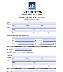 Intake Form Guardianship